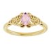 Celtic-Inspired Solitaire Ring