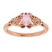Celtic-Inspired Solitaire Ring