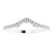 Accented Negative Space Engagement Ring or Band
