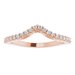 Accented Negative Space Engagement Ring or Band