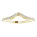 Accented Negative Space Engagement Ring or Band