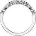 Accented Sculptural Engagement Ring or Band