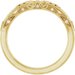 Accented Sculptural Engagement Ring or Band
