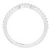 Accented Negative Space Engagement Ring or Band