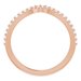 Accented Negative Space Engagement Ring or Band