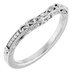 Accented Sculptural Engagement Ring or Band