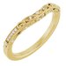 Accented Sculptural Engagement Ring or Band