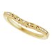 Accented Sculptural Engagement Ring or Band