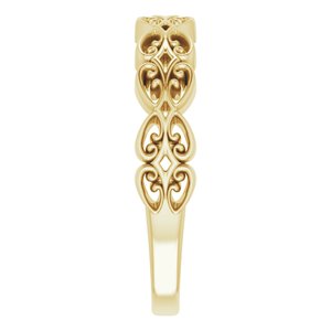 Vintage-Inspired Stackable Ring