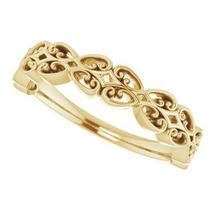 Vintage-Inspired Stackable Ring