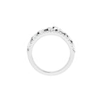 Accented Infinity-Inspired Anniversary Band