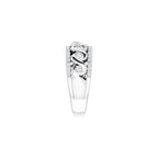 Accented Infinity-Inspired Anniversary Band