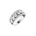 Accented Infinity-Inspired Anniversary Band