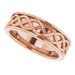 Infinity-Inspired Flat Band