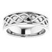 Infinity-Inspired Flat Band