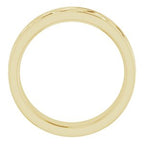 Infinity-Inspired Flat Band