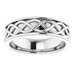 Infinity-Inspired Flat Band