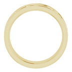 Infinity-Inspired Flat Band