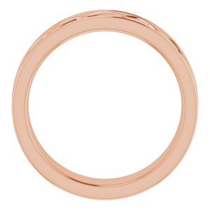 Infinity-Inspired Flat Band