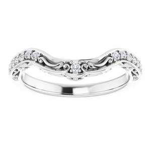 Sculptural Engagement Ring or Band