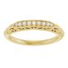 Accented Vintage-Inspired Engagement Ring or Band