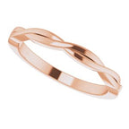 Accented Sculptural Engagement Ring or Band