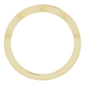 Accented Sculptural Engagement Ring or Band