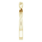 Accented Sculptural Engagement Ring or Band