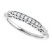 Accented Vintage-Inspired Engagement Ring or Band
