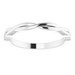 Accented Sculptural Engagement Ring or Band