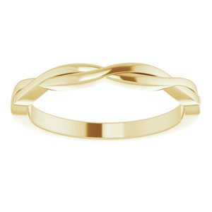 Accented Sculptural Engagement Ring or Band