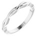 Accented Sculptural Engagement Ring or Band