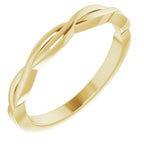 Accented Sculptural Engagement Ring or Band