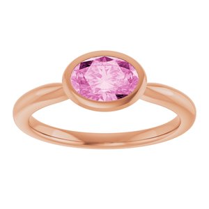 Bezel-Set Solitaire Ring
