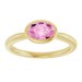 Bezel-Set Solitaire Ring