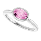 Bezel-Set Solitaire Ring