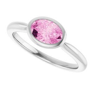 Bezel-Set Solitaire Ring