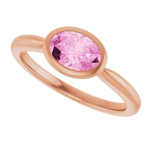 Bezel-Set Solitaire Ring