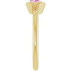 Bezel-Set Solitaire Ring