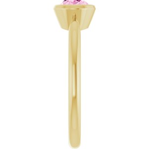 Bezel-Set Solitaire Ring