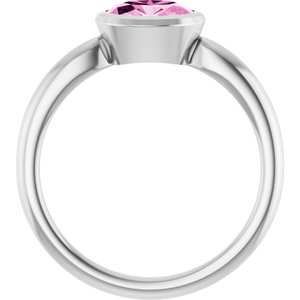 Bezel-Set Solitaire Ring