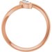 Bezel-Set Bypass Ring