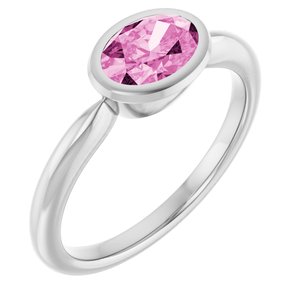 Bezel-Set Solitaire Ring