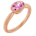 Bezel-Set Solitaire Ring