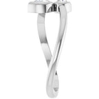 Bezel-Set Bypass Ring