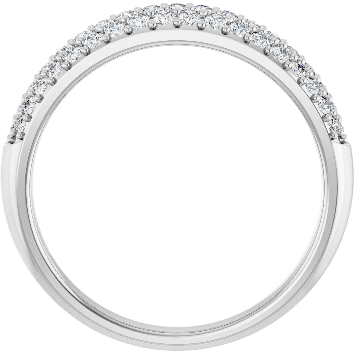 Pavé-Style Anniversary Band