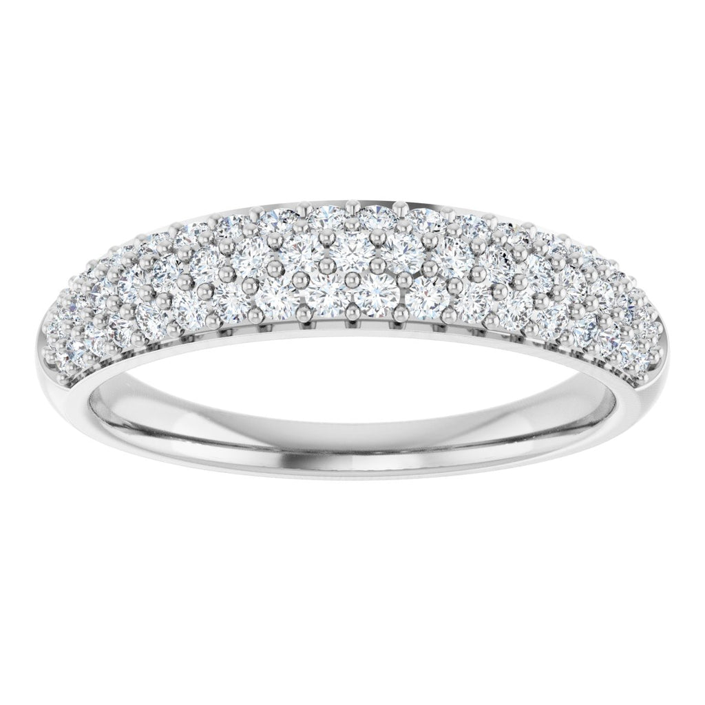 Pavé-Style Anniversary Band
