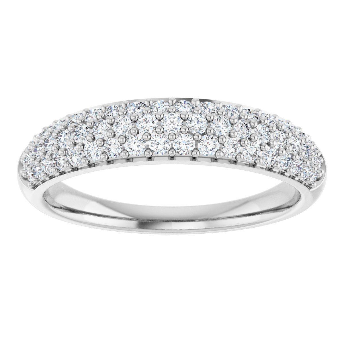 Pavé-Style Anniversary Band