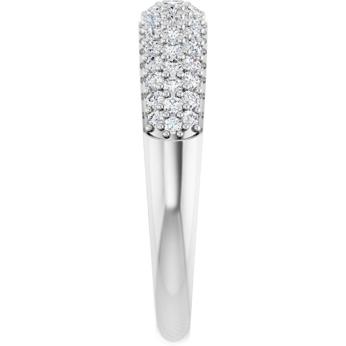 Pavé-Style Anniversary Band