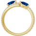 Two-Stone Bypass Ring